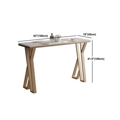 Glam Rechteckiges Bartisch-Set aus Stein, 1/5-teilig, Thekentisch mit hohen Hockern