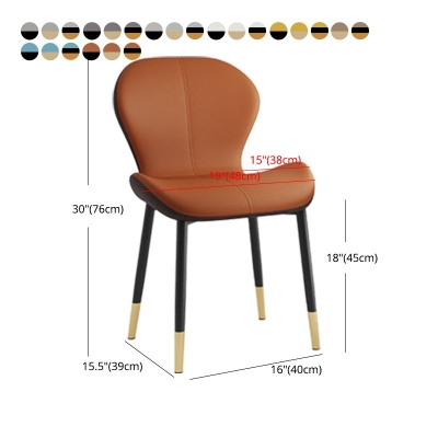 Moderner gepolsterter Esszimmerstuhl f&uuml;r den Innenbereich mit mattem Finish und massiver R&uuml;ckenlehne