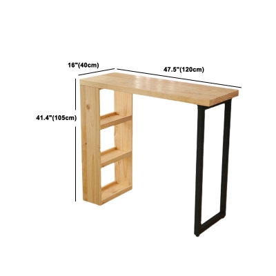 Luxuri&ouml;ses rechteckiges Massivholz-Bartisch-Set, 1/2/3-teilig, Thekentisch mit r&uuml;ckenfreien Hockern
