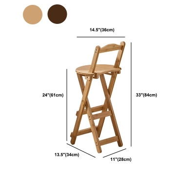 Moderner Home-Klapphocker mit Fu&szlig;st&uuml;tze und mattem Bambus-Barhocker