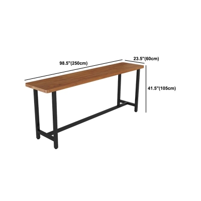 Industrielles 1/9-teiliges Bartisch-Set, rechteckiger Tresentisch aus Kiefernholz f&uuml;r Caf&eacute;