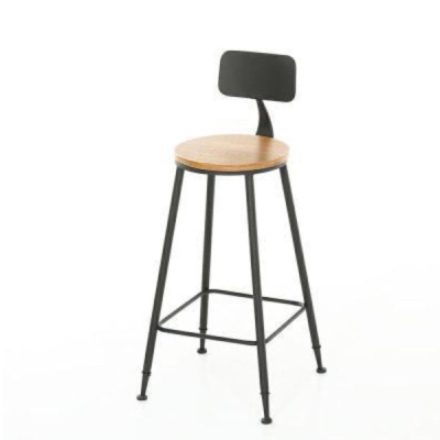 Modernes Bar-Set, 1/2/5-teilig, rechteckiges Tisch- und Hocker-Set aus Holz und Metall