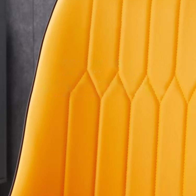 Glamour&ouml;ser Parsons-Esszimmerstuhl aus Kunstleder mit mattem Finish f&uuml;r das B&uuml;ro