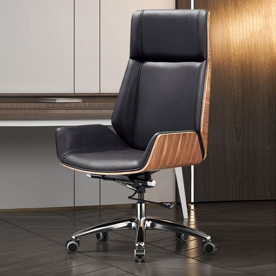 Ergonomischer, verstellbarer B&uuml;rostuhl mit silberner Metallbasis, moderner B&uuml;rostuhl