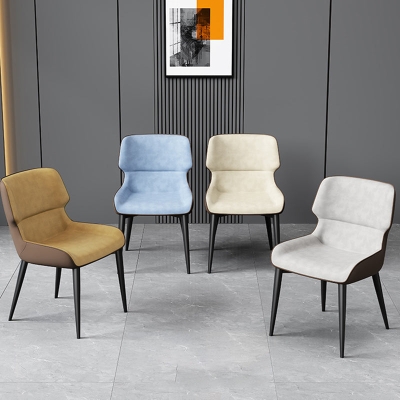 Gepolsterter Beistellstuhl f&uuml;r das Esszimmer, Heim-Esszimmerstuhl aus Kunstleder