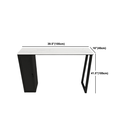 Modernes 1/3-teiliges Bartisch-Set, rechteckiger Stein-Thekentisch mit r&uuml;ckenfreien Hockern