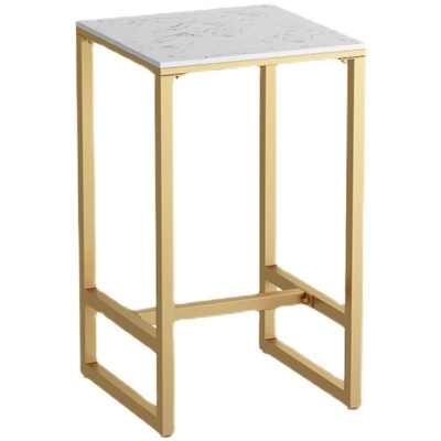 Glam 1/2/3/5-teiliges Thekenset Coffee Shop Trestle Steintisch und Hocker-Set