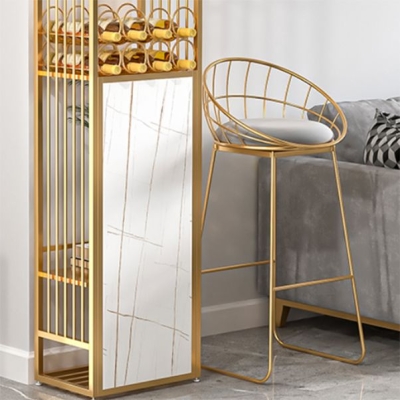 Glam Set da Bar Rettangolare 1/2 Pezzi Tavolo da Pub a Foglia Auto-riponibile con Sgabello Imbottito