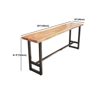 Modernes 1/9-teiliges Bartisch-Set, rechteckiger Tresentisch aus Kiefernholz mit hohen Hockern