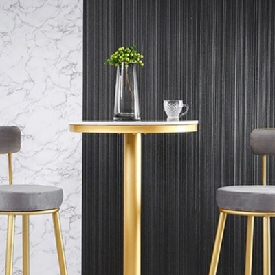 Glam Stone Bartisch-Set, 1/2/3-teilig, runder Thekentisch f&uuml;r den Innenbereich