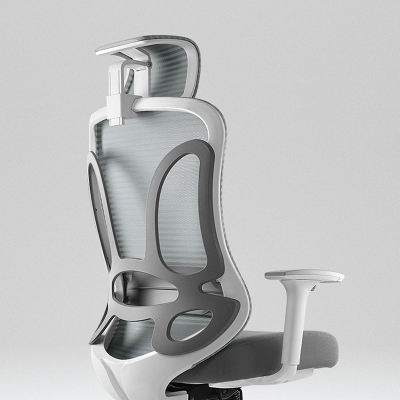 Schreibtischstuhl mit abnehmbaren Armlehnen, moderner, ergonomischer B&uuml;rostuhl mit Rollen