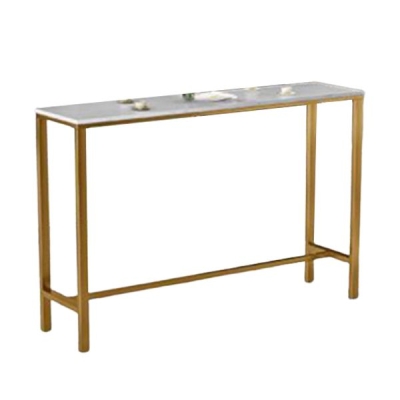 Rundes Stein-Bistro-Set, 1/2/3/5-teilig, Glam-Gold-Basis, Tisch und Hocker