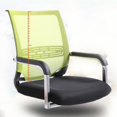 Poltrona da scrivania contemporanea imbottita AirGrid traspirante nera da 21 pollici