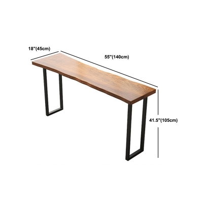 Modernes rechteckiges Kneipentisch-Set, 1/5/7-teilig, Tresentisch aus Holz mit r&uuml;ckenfreien Hockern