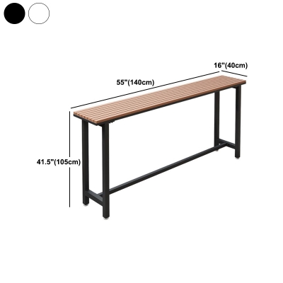 Modernes Bartisch-Set, 1/2/5-teilig, rechteckiger Holz-Thekentisch mit Hockern f&uuml;r den Balkon