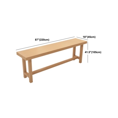 Modernes rechteckiges Tisch- und Hocker-Set, 1/2/6/11-teilig, Massivholz-Bartisch-Set in Natur