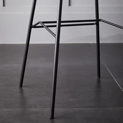 Barhocker im modernen Stil, Schalensitz, Barhocker mit Metallbeinen f&uuml;r zu Hause