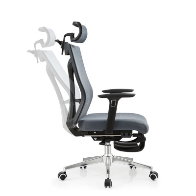 Ergonomischer B&uuml;rostuhl mit hoher R&uuml;ckenlehne, moderner, verstellbarer Schreibtischstuhl