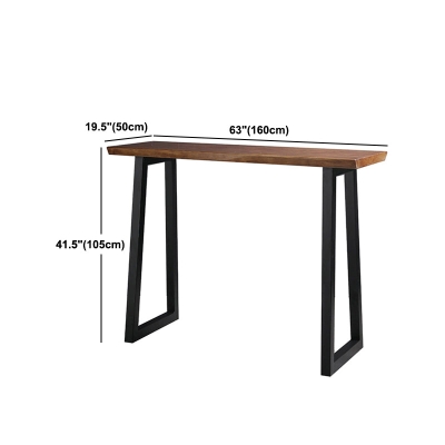 1/2/3-teiliges industrielles Stehtisch-Set aus Eisen, rechteckiges Bistro-Set mit Kiefernholzplatte