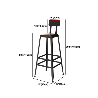 1/4/7-teiliges industrielles Bartisch-Set aus Eisen, rechteckiges Bistro-Set aus Kiefernholz mit Fu&szlig;st&uuml;tze