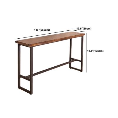 Industrielles 1/4/7-teiliges Bartisch-Set, rechteckiger Tresentisch aus Kiefernholz f&uuml;r Caf&eacute;