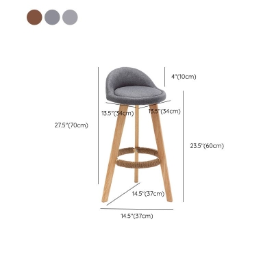 Industrieller Thekenhocker ohne Armlehnen, Holz-Caf&eacute;-Barhocker mit Kissen und Pedal