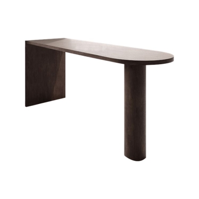 Brauner Bartisch im industriellen Stil aus Massivholz f&uuml;r den Innenbereich, legerer Bartisch f&uuml;r das Esszimmer