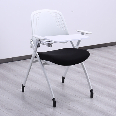 Sedia da scrivania moderna Sedia da ufficio per casa con schienale medio imbottito in plastica