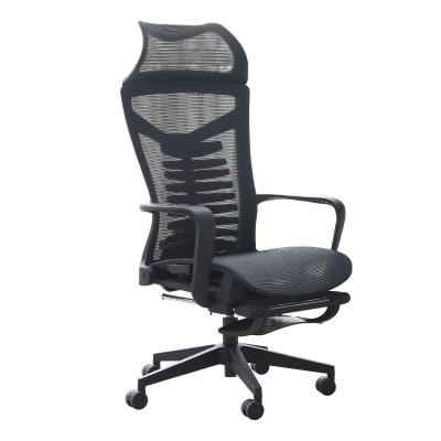 Zeitgen&ouml;ssischer ergonomischer B&uuml;rostuhl mit hoher R&uuml;ckenlehne und verstellbarem Schreibtischstuhl