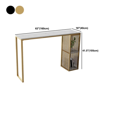 Glam Stone Bartisch-Set, 1/3-teilig, rechteckiges Thekentisch-Set f&uuml;r den Innenbereich