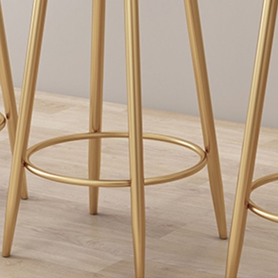 Gepolsterter Thekenhocker im modernen Stil, runder Wohnzimmer-Barhocker