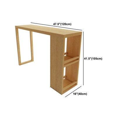 Glam 1/5-teiliges Bartisch-Set, rechteckiger Holz-Thekentisch f&uuml;r die K&uuml;che
