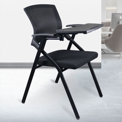 Mesh-Konferenzstuhl mit mittlerer R&uuml;ckenlehne, moderner B&uuml;rostuhl mit ergonomischen Armlehnen