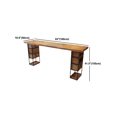Modernes 1/4/9-teiliges Bartisch-Set, rechteckiger Tresentisch aus Kiefernholz mit hohen Hockern