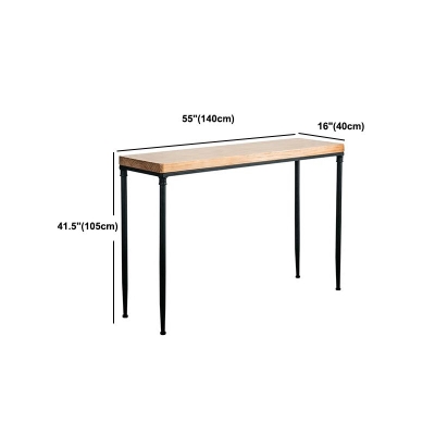 Bartisch-Set im Industrie-Stil, 1/2/3-teilig, rechteckiger Bartisch mit hohen Hockern