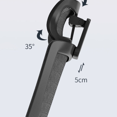 Ergonomischer B&uuml;rostuhl aus Netzstoff mit verstellbaren Armlehnen und Fu&szlig;st&uuml;tze