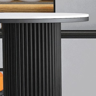 Specialty Pub Table Glam Bartisch mit doppeltem Sockel in Barh&ouml;he f&uuml;r das Wohnzimmer