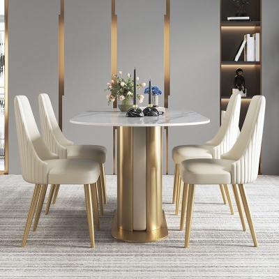 Glamour&ouml;se Esszimmer- und Akzentst&uuml;hle f&uuml;r den Innenbereich, Parsons gebogener Beistellstuhl
