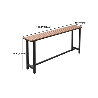 1/4/5-teiliges Holz-Barhocker- und Tischset mit mattem Finish f&uuml;r die Hausbar