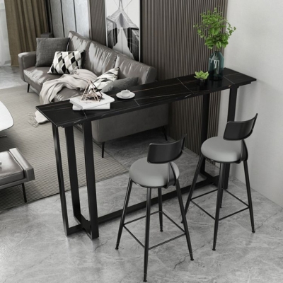 Moderner Barhocker mit niedriger R&uuml;ckenlehne, runder Sitz, Barhocker mit Metallbeinen f&uuml;r Zuhause