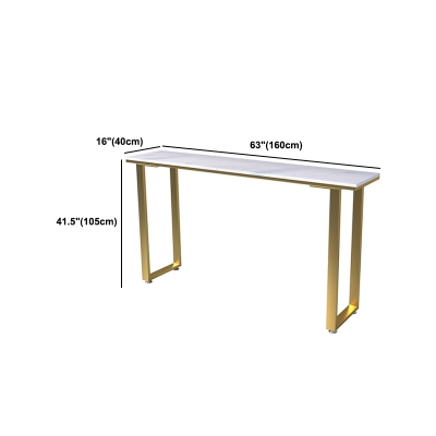 Set tavolo da bar in finto marmo stile Glam 1/2/3/4 pezzi Set da bancone rettangolare per uso domestico