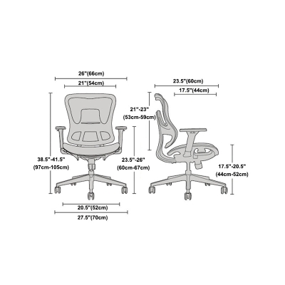 Zeitgen&ouml;ssischer Netz-Arbeitsstuhl mit Rollen, ergonomischer, drehbarer Computer-Schreibtischstuhl