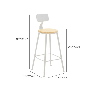 Thekenhocker im modernen Stil. Barhocker in Barh&ouml;he mit Metallgestell