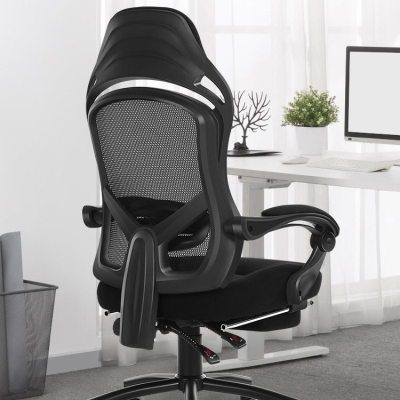 18" breiter moderner B&uuml;rostuhl, Drehstuhl mit Kippmechanismus