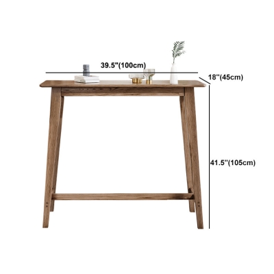 Modernes 1/3-teiliges rechteckiges Kneipentisch-Set aus Holz f&uuml;r das Esszimmer