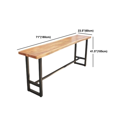 Modernes 1/4/9-teiliges Bartisch-Set, rechteckiger Tresentisch aus Kiefernholz mit r&uuml;ckenfreien Hockern