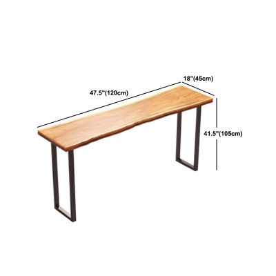 Rechteckiges Massivholz-Bartisch-Set, luxuri&ouml;ser 1/3-teiliger Thekentisch mit hohen Hockern