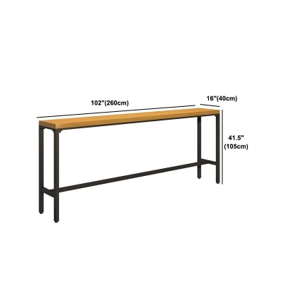 1/6/11-teiliges Stehtisch-Set im industriellen Stil, rechteckiger Tresentisch aus Kiefernholz f&uuml;r Caf&eacute;