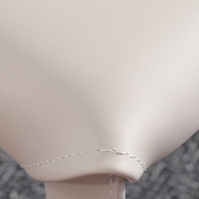 Zeitgen&ouml;ssische Esszimmerst&uuml;hle aus Kunstleder, armlose St&uuml;hle mit Metallgestell
