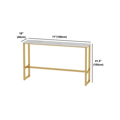 Set tavolo da bar in finto marmo stile Glam 1/2/5 pezzi Set bancone da tavolo fisso per uso domestico